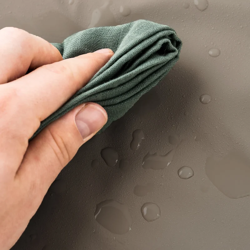 Foldbart pusleunderlag – Taupe