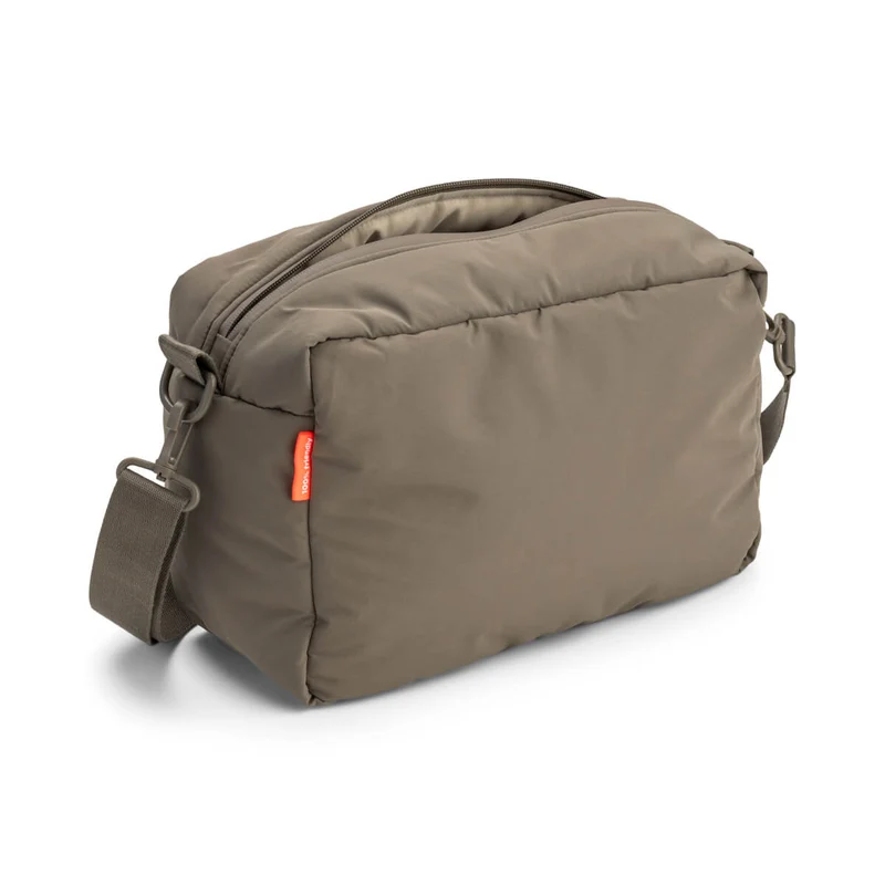 quiltet barnevognstaske – Taupe