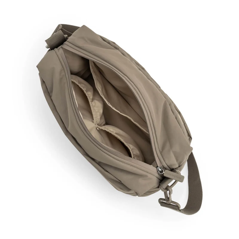 quiltet barnevognstaske – Taupe