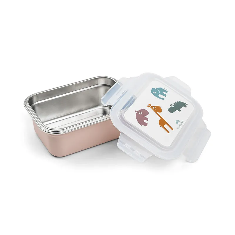 Deer friends duo - flaske 350 ml & metalmadkasse - pudder