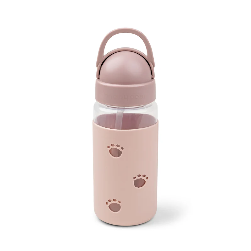 Deer friends duo - flaske 350 ml & metalmadkasse - pudder