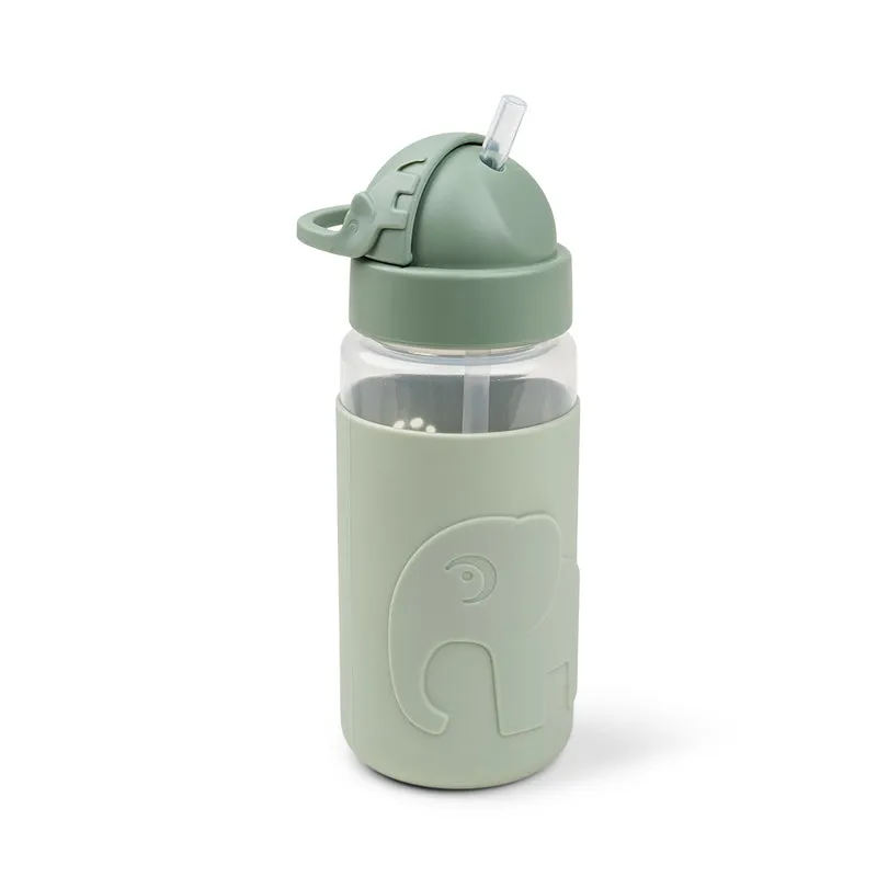 Deer friends duo - flaske 350 ml & metalmadkasse - grøn
