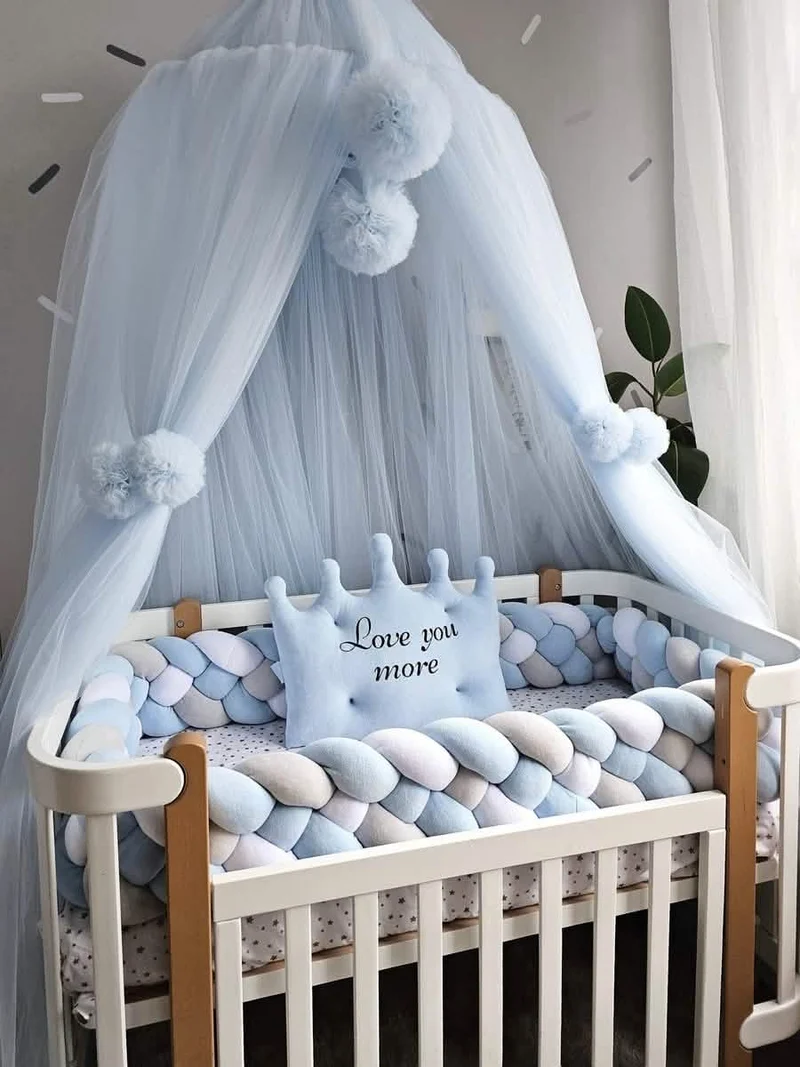 Baby Bedding Set - Braided Nursery Bumper