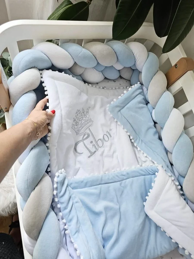 Personalized baby blanket with name