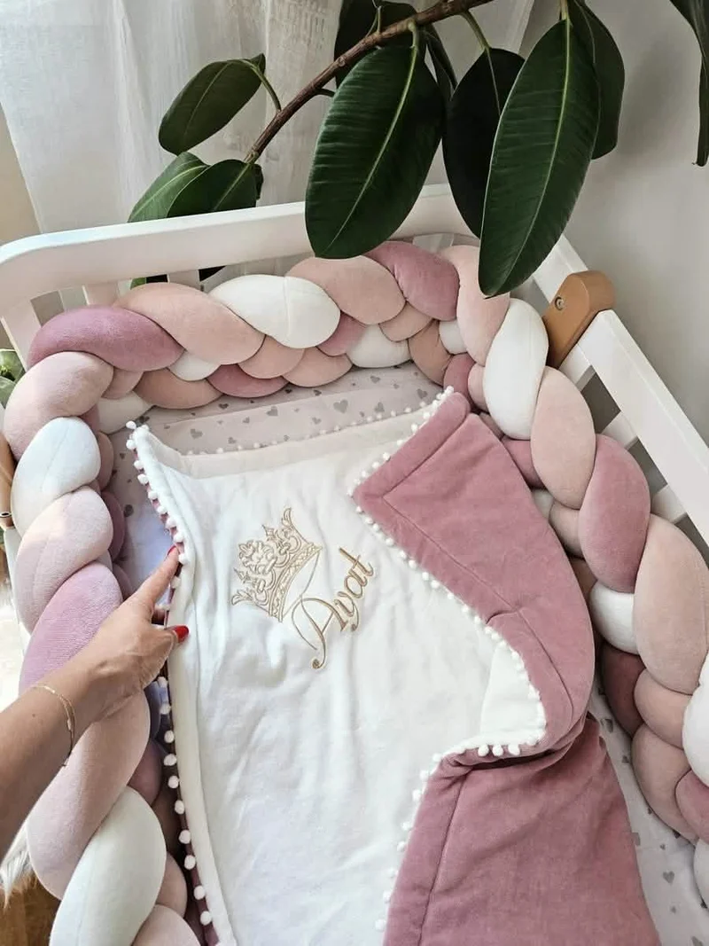 Personalized baby blanket with name