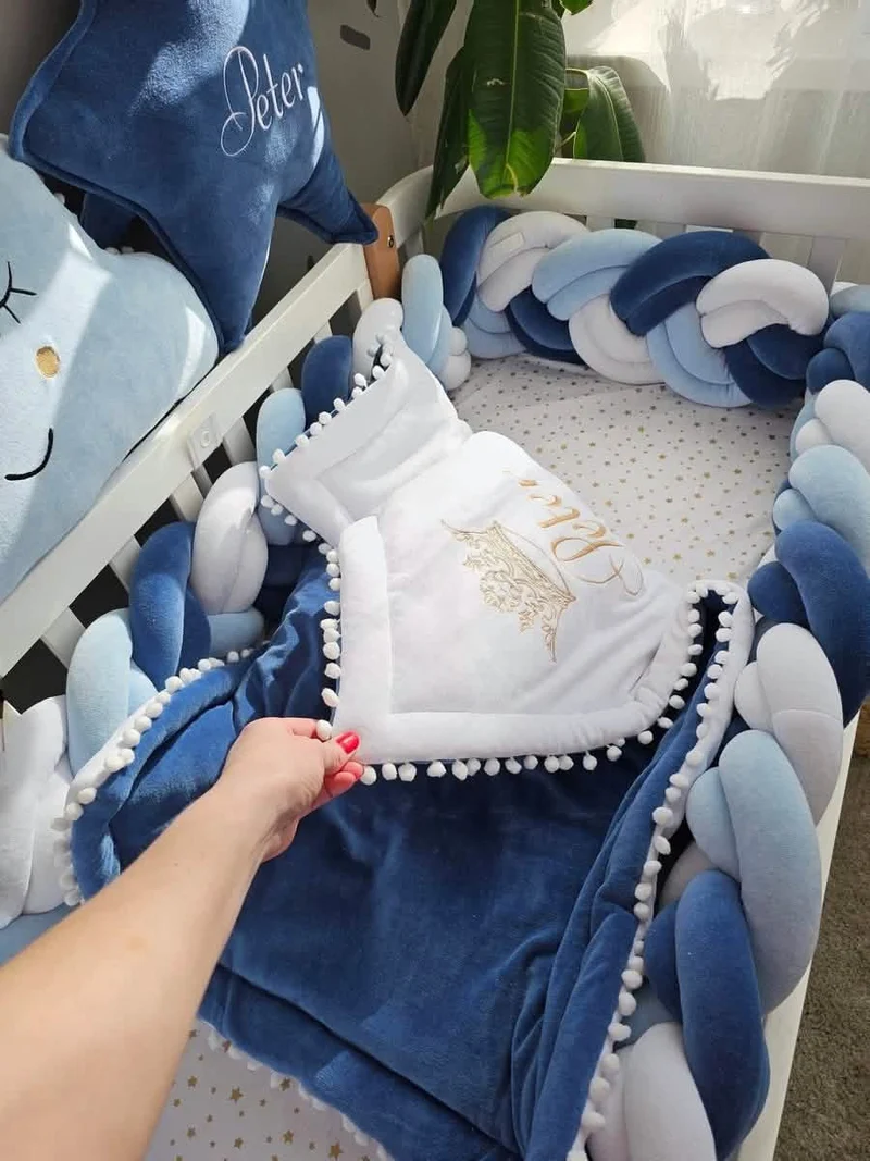 Personalized baby blanket with name