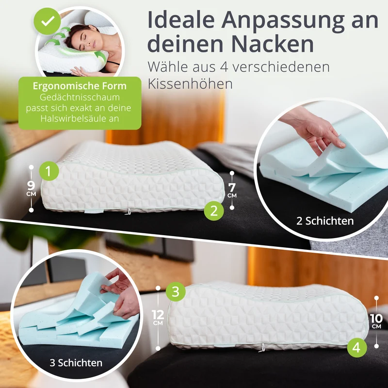 Orthopädisches Kopfkissen groß