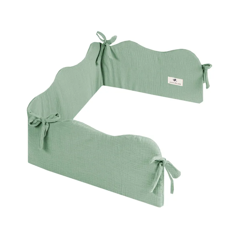 Nestchen Wave S aus Baumwollmusselin, Green