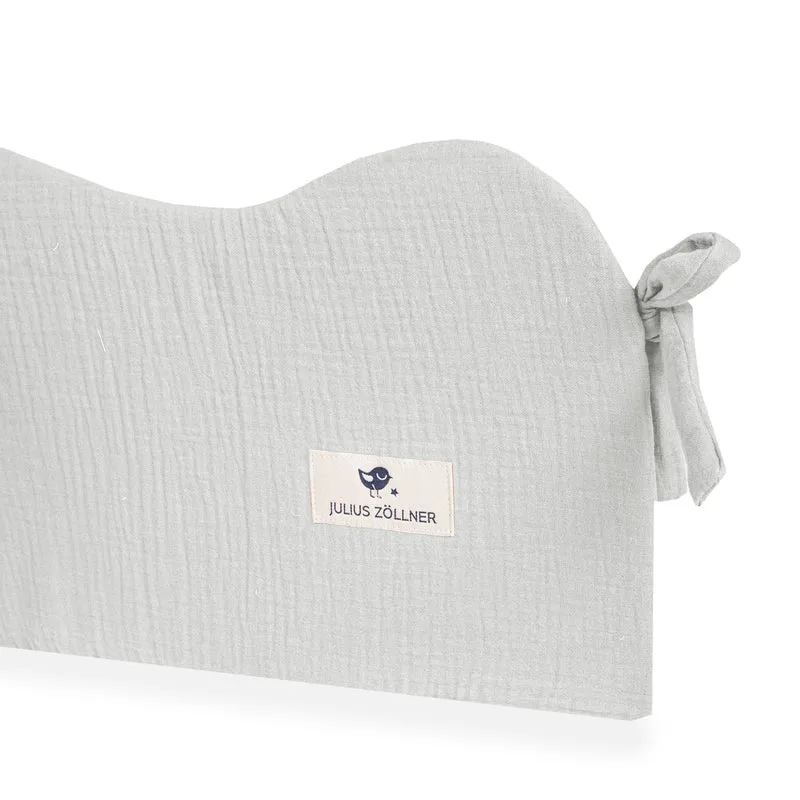 Nestchen Wave S aus Baumwollmusselin, Grey