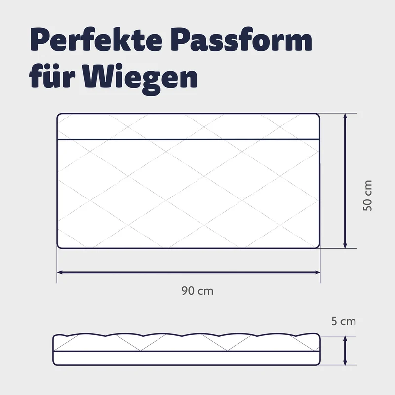 Wiegenmatratze Allegro 90x50 cm