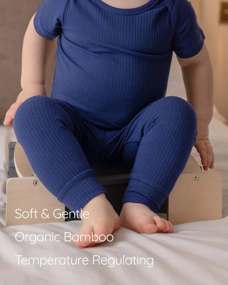 BABYGO® Gerippte Baby-Leggings | 3er-Pack