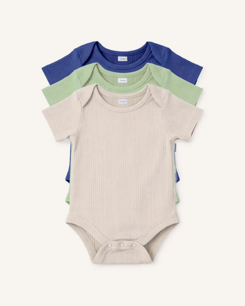 BABYGO® Kurzarm-Babybody | 3er-Pack