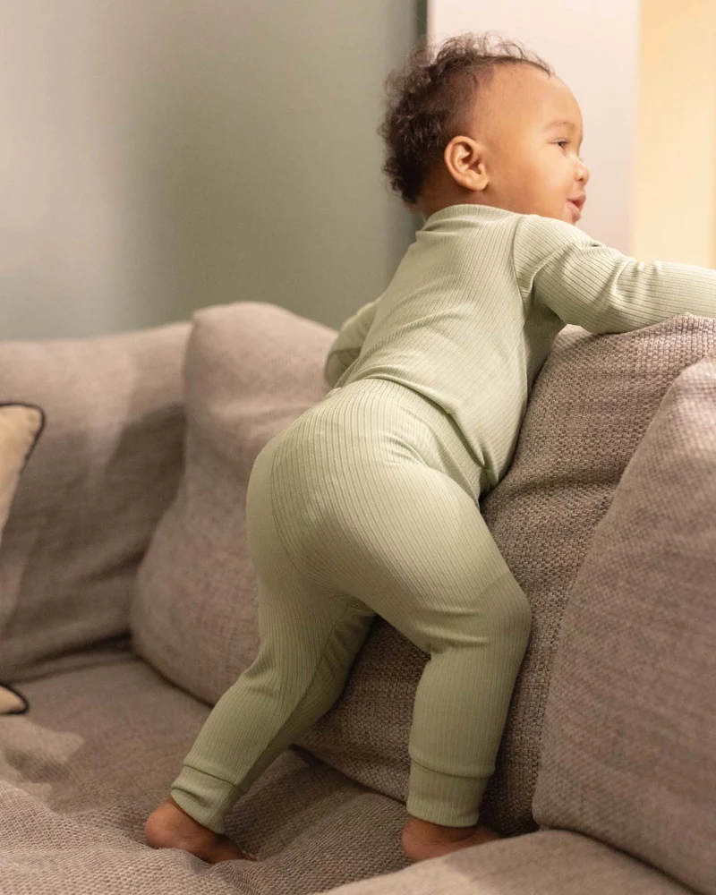 BABYGO® Gerippte Baby-Leggings | 3er-Pack