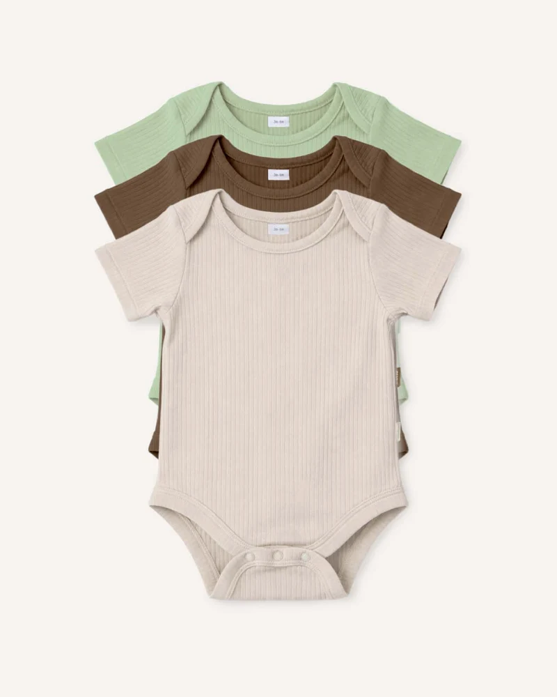 BABYGO® Kurzarm-Babybody | 3er-Pack