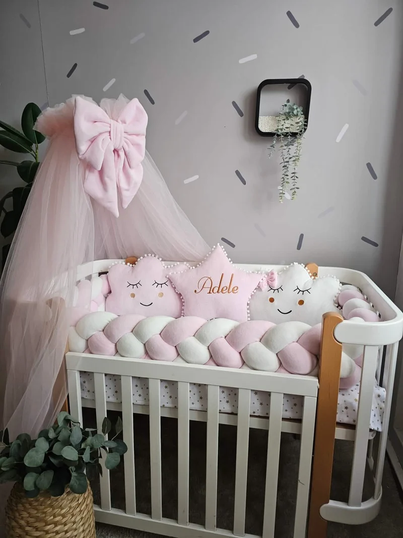 Decorative Nursery Set for Girl Pink - Room Styling Accessories