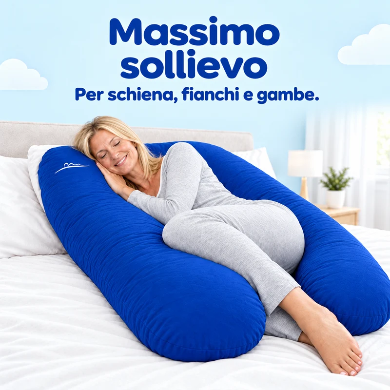 KomfortKissen™ Premium – Ergonomisches Körperkissen