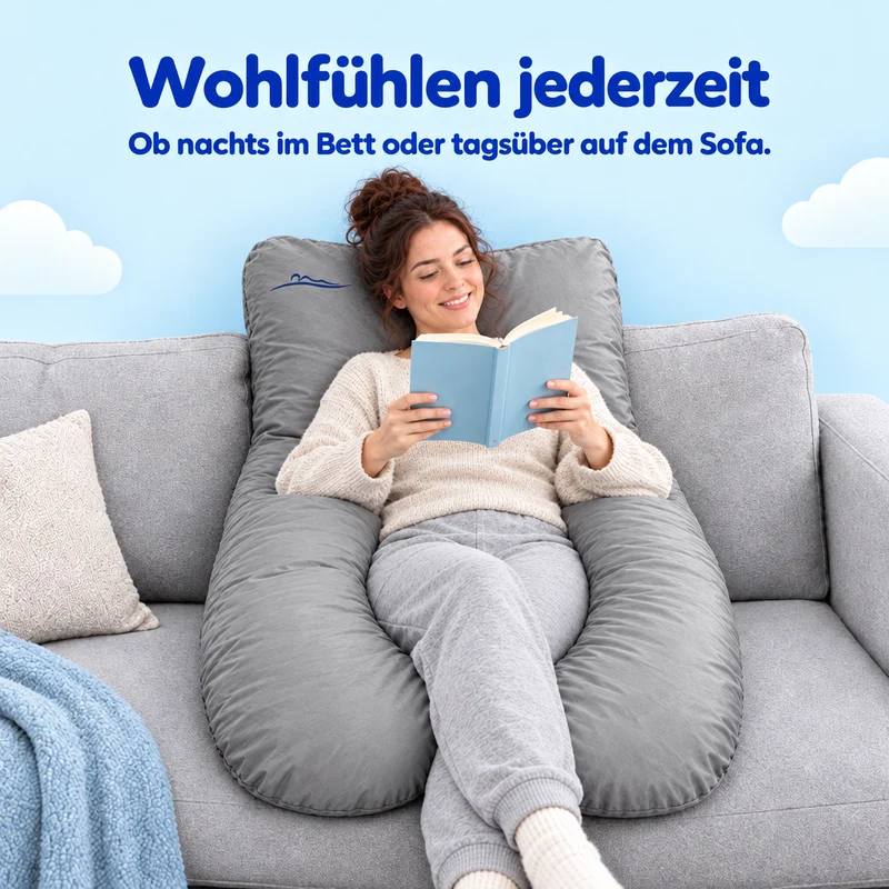 KomfortKissen™ Premium – Ergonomisches Körperkissen