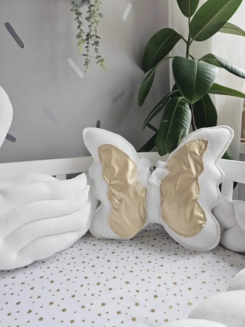 Baby Bedding Set Creamy - Princess Swan, Cloud & Butterfly