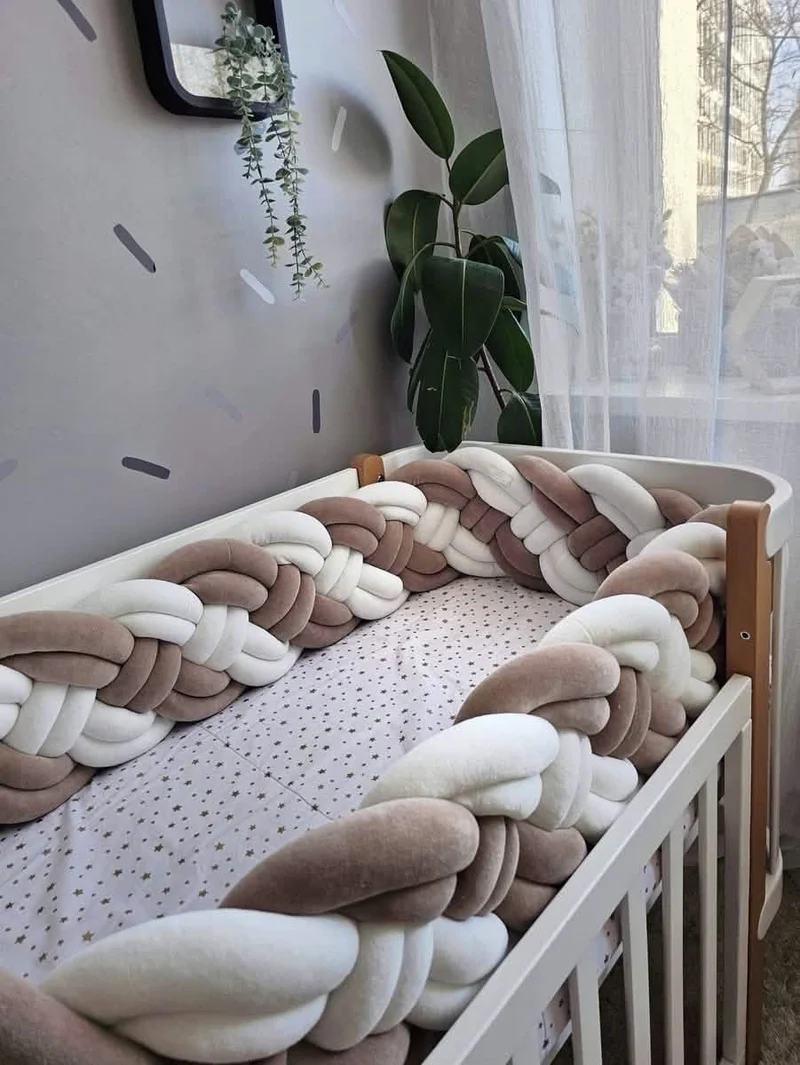 Crib Bumper 25 cm - Custom Color