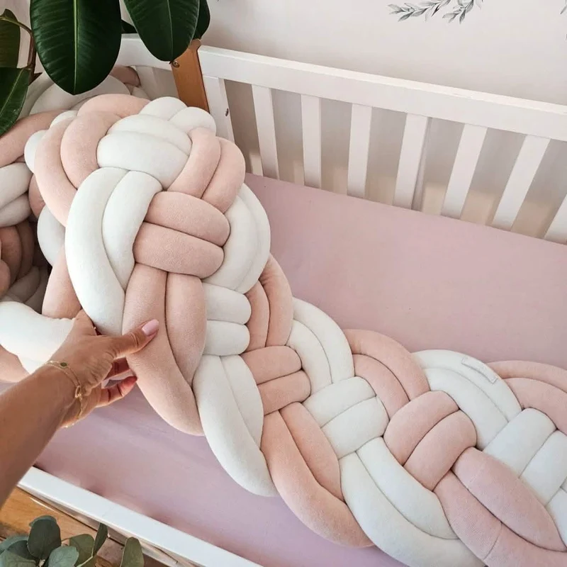 Braided Crib Bumper 25 cm - Gender Neutral
