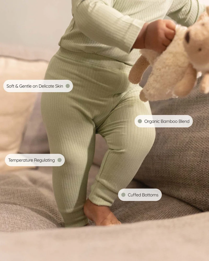 BABYGO® Gerippte Baby-Leggings