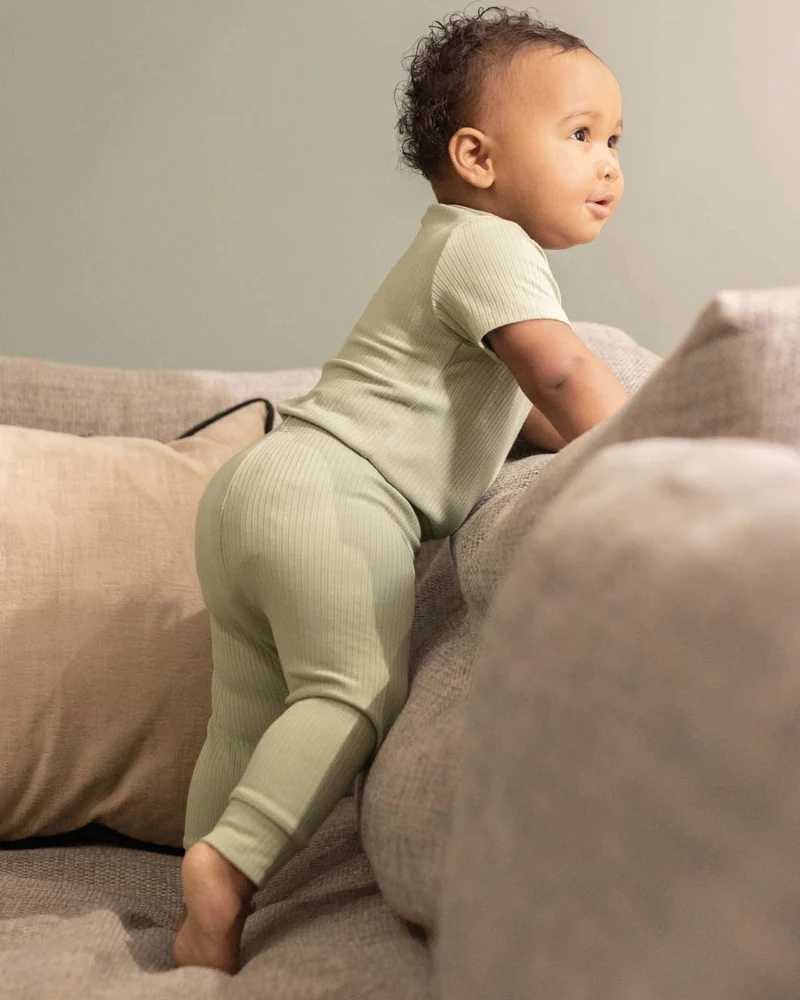 BABYGO® Gerippte Baby-Leggings