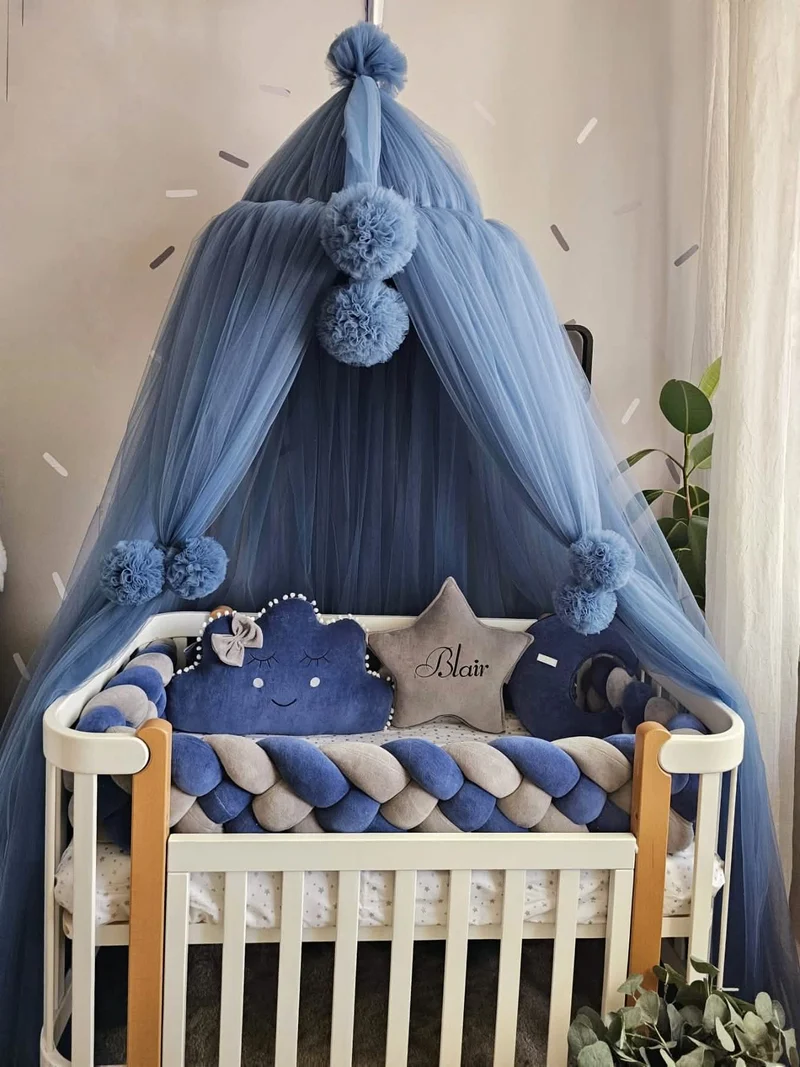 Baby Boy Nursery Bedding Set Indigo
