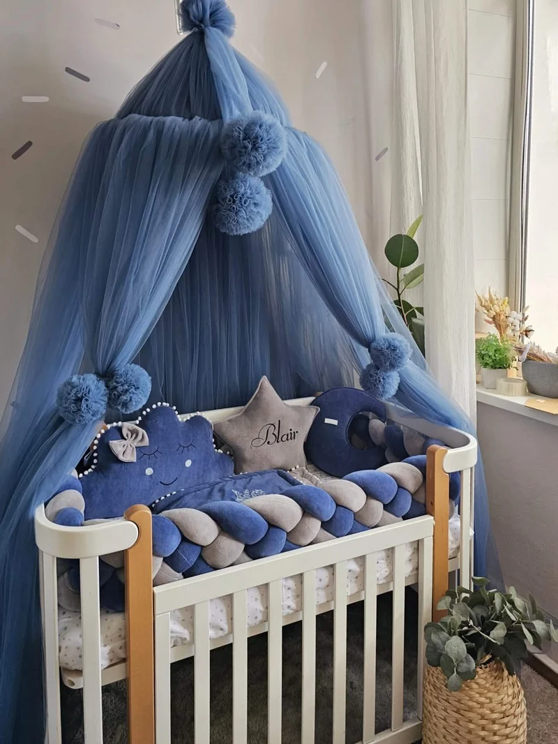 Baby Boy Nursery Bedding Set Indigo