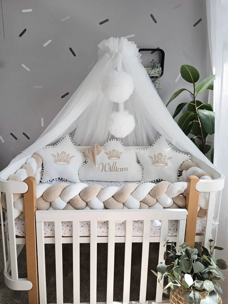 Baby Bedding Set Creamy Beige - Gender Neutral Nursery Decor