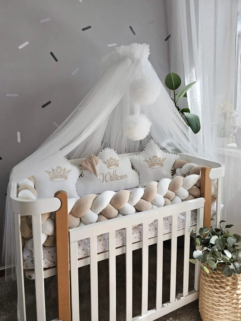 Baby Bedding Set Creamy Beige - Gender Neutral Nursery Decor