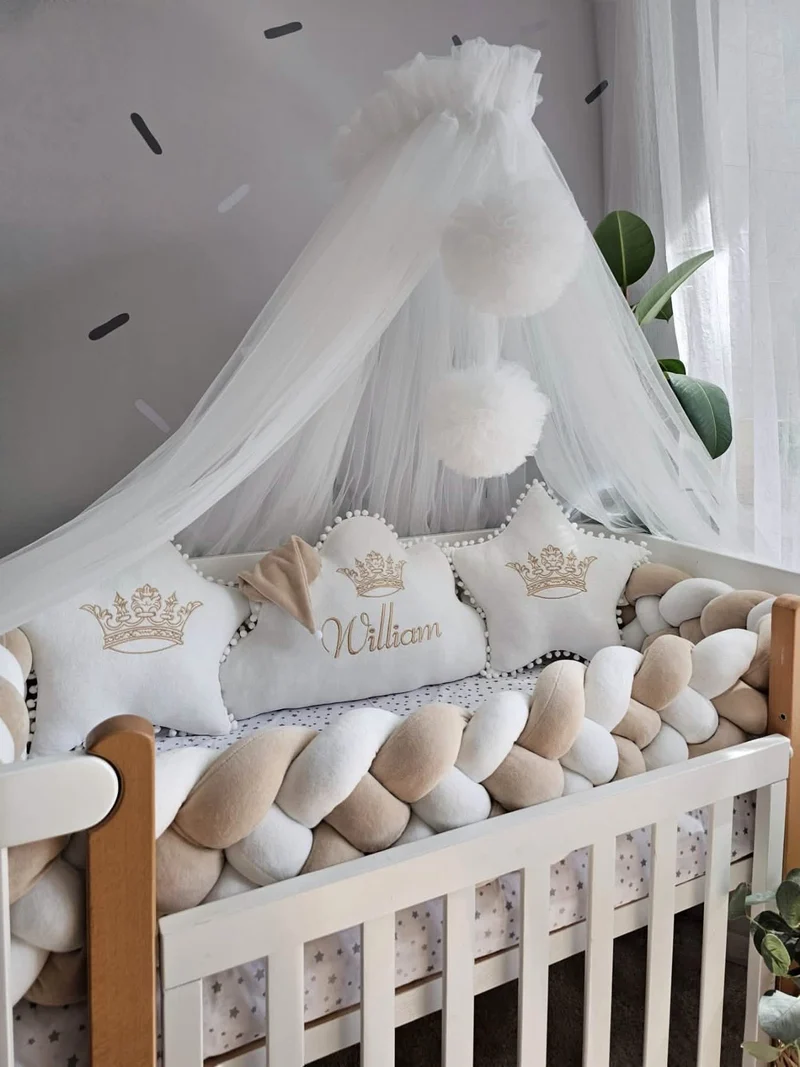 Baby Bedding Set Creamy Beige - Gender Neutral Nursery Decor