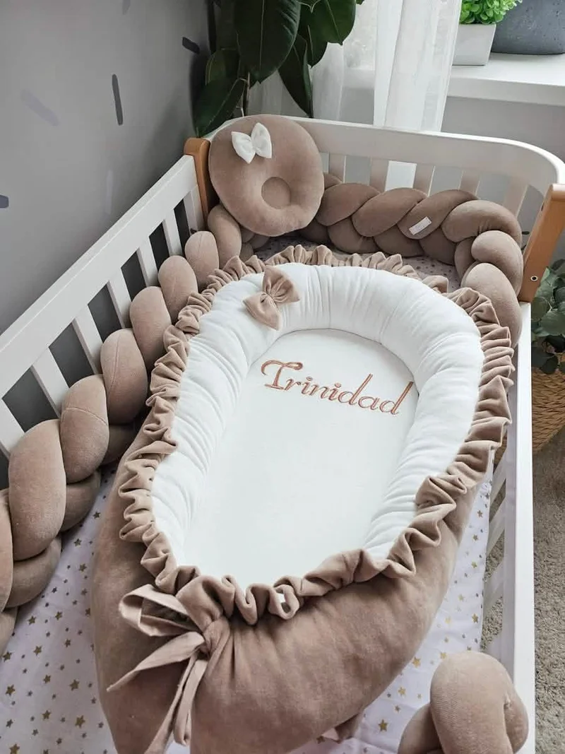 Personalized Baby Nest with Small Pillow