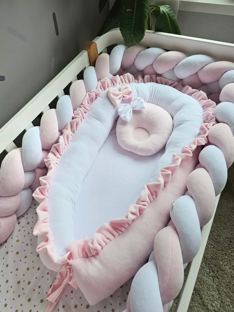 Newborn Cotton Velour Baby Nest