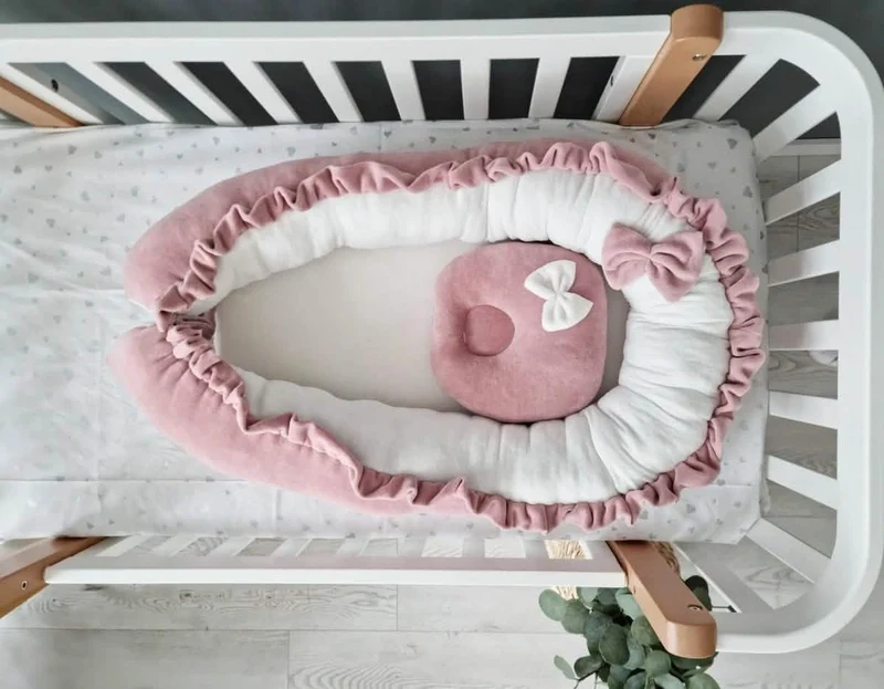 Newborn Cotton Velour Baby Nest