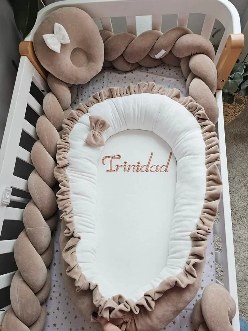 Personalized Baby Nest with Small Pillow