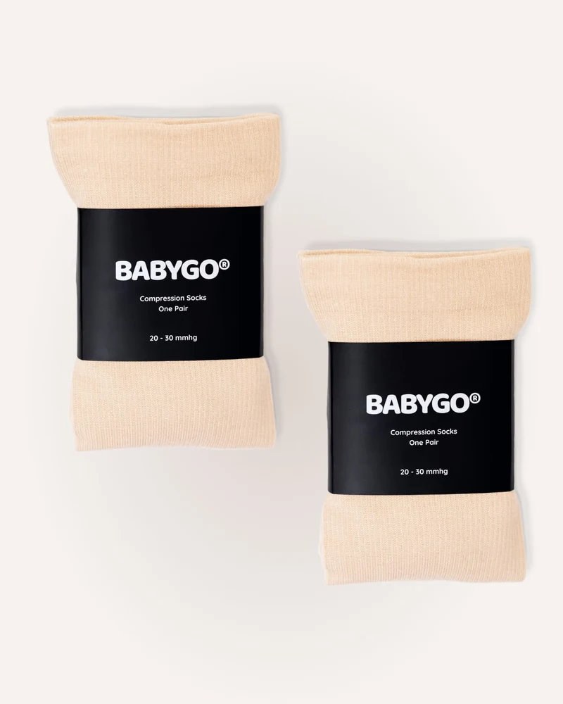 BABYGO® Schwangerschafts-Kompressionsstrümpfe | Doppelpack