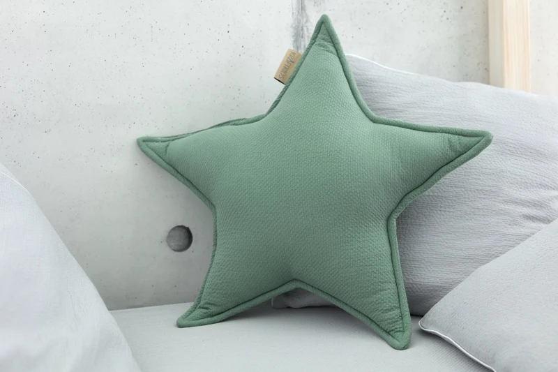 Sternkissen aus Doppelkrepp – weich & robust