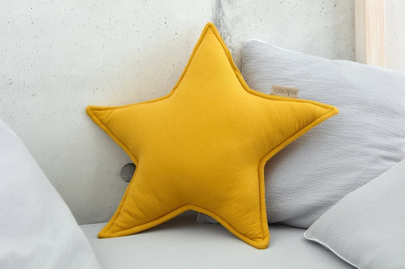 Sternkissen aus Doppelkrepp – weich & robust