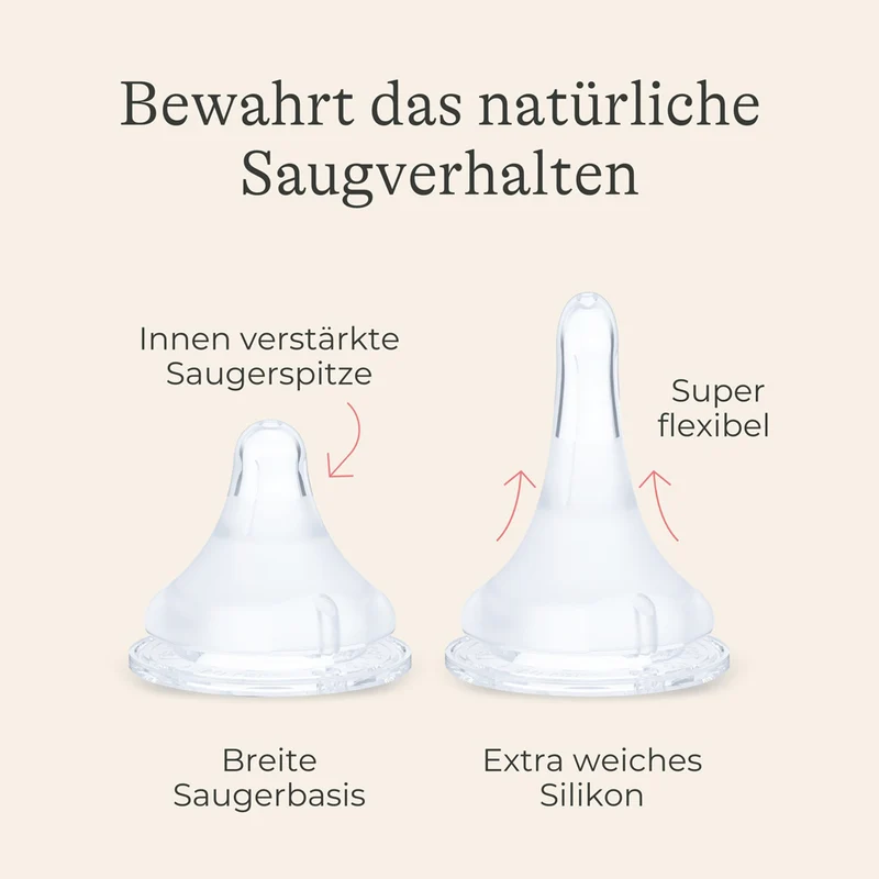 NEU: Starter-Set Babyflaschen mit NaturalWave® Sauger XS & S