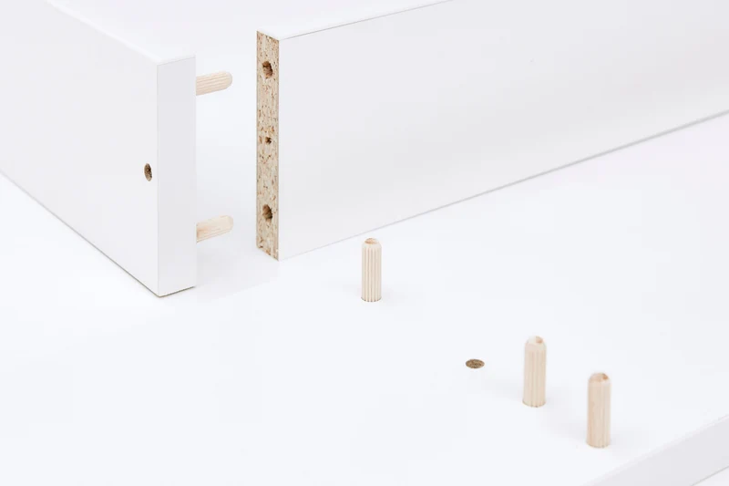 Wickelaufsatz für GULLABERG-Kommode mit 3 Schubladen – XXL, weiß, mit Trennfach – Wickelfläche 78 × 78 cm