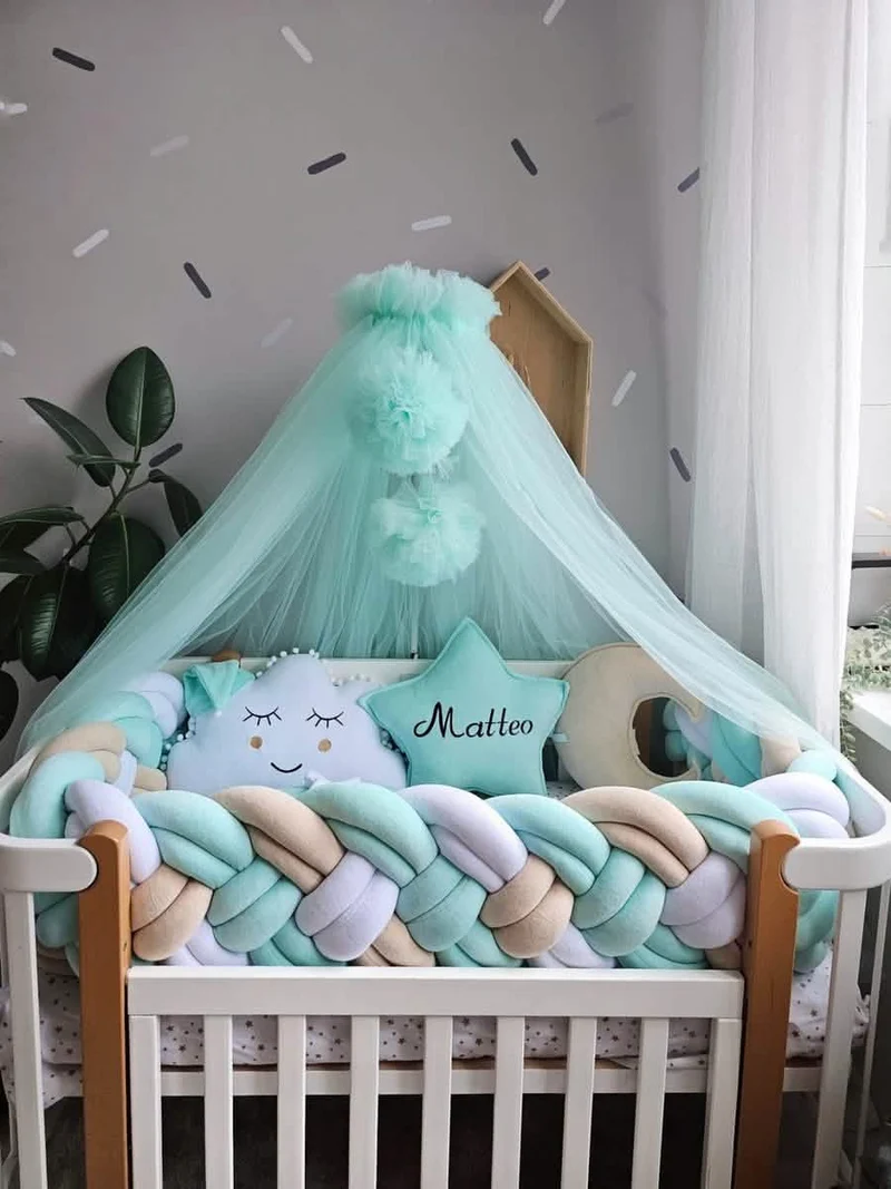 Baby Bedding Set Premium - Cloud Face, Star & Moon