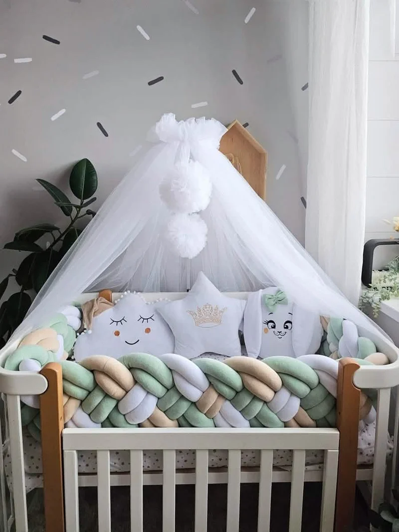 Baby Bedding Set Luxury - Cloud Face, Star & Bunny