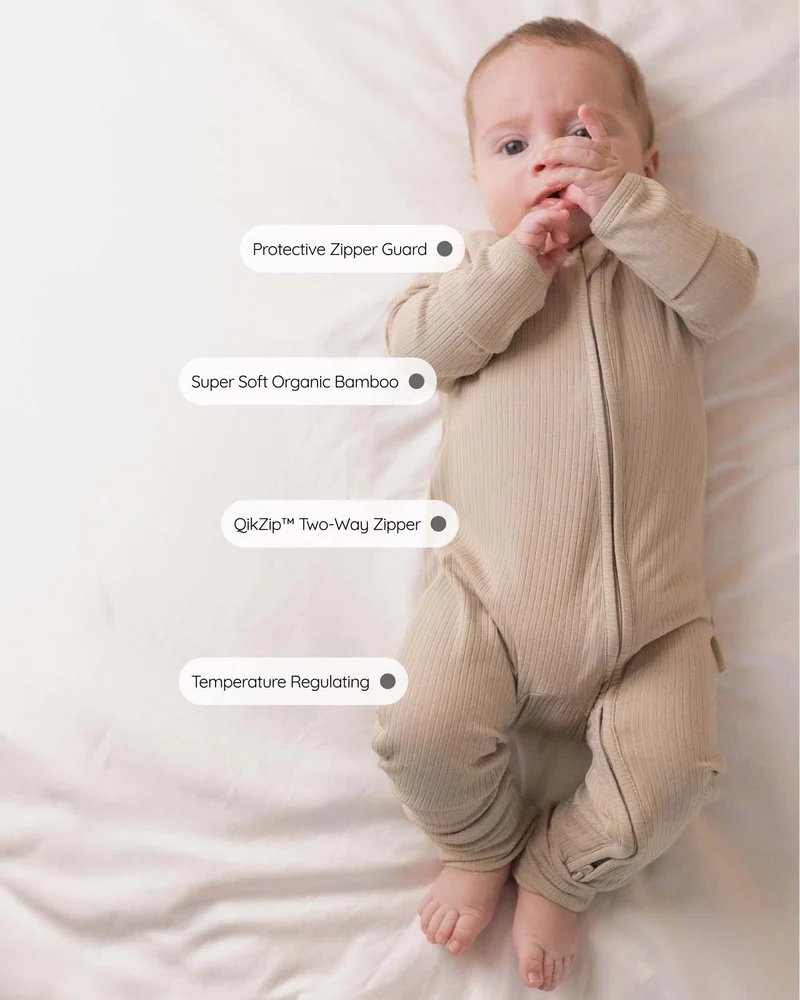 BABYGO® Schlafanzug mit Reißverschluss | 2er-Pack