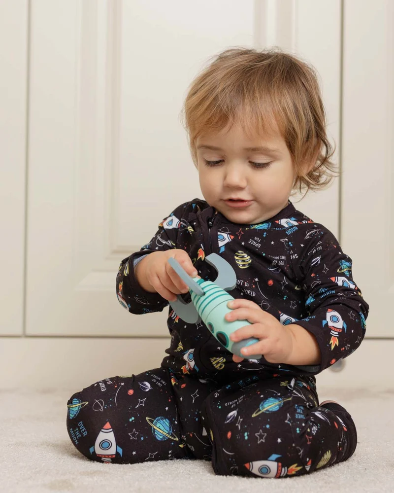 BABYGO® Schlafanzug mit Reißverschluss | 2er-Pack