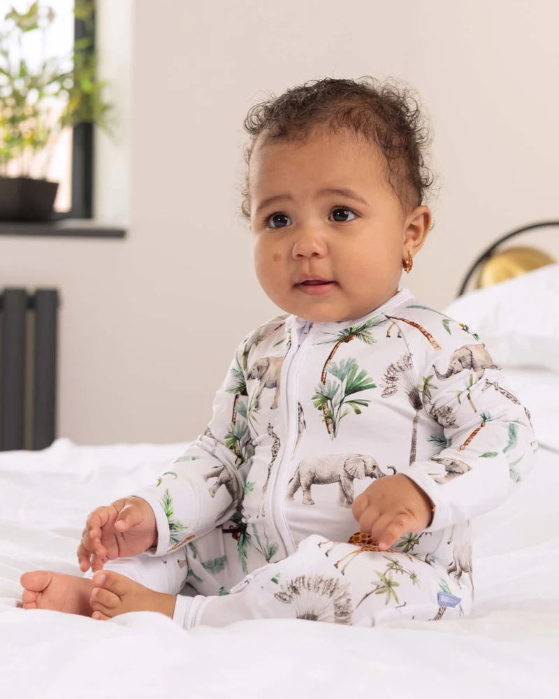 BABYGO® Schlafanzug mit Reißverschluss | 2er-Pack