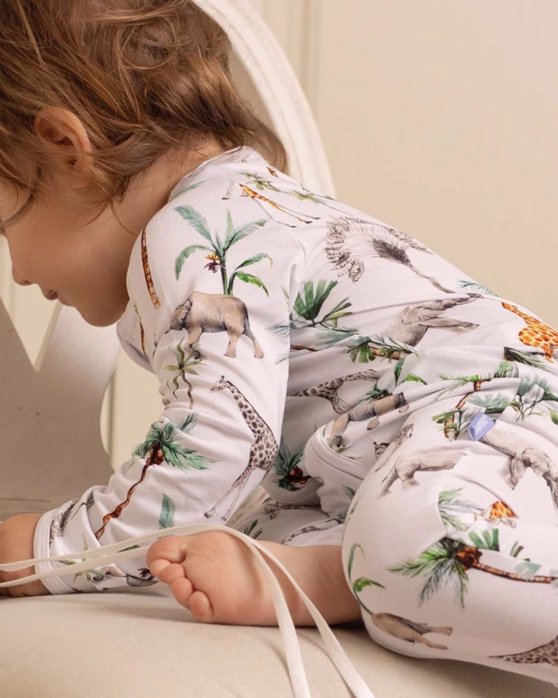 BABYGO® Schlafanzug mit Reißverschluss | 2er-Pack