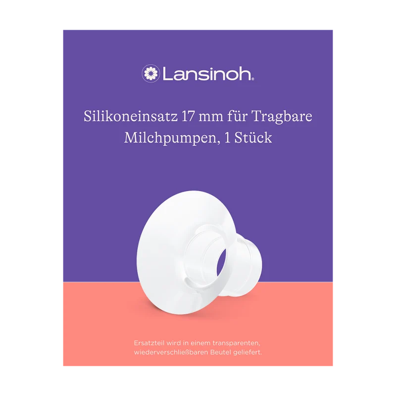 Lansinoh® Silikoneinsatz 17 mm für Tragbare Milchpumpen, 1 St.