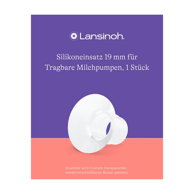 Lansinoh® Silikoneinsatz 19mm für Tragbare Milchpumpen, 1 St.