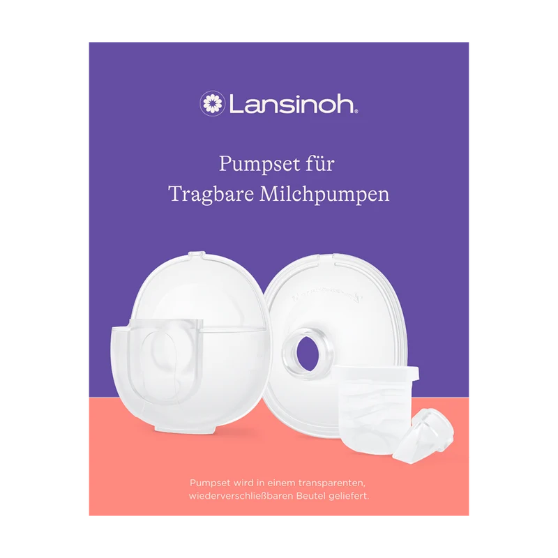 Lansinoh® Pumpset für Tragbare Milchpumpen