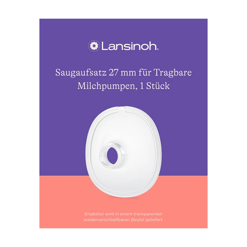 Lansinoh® Saugaufsatz 27 mm für Tragbare Milchpumpen, 1 St.